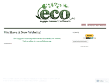 Tablet Screenshot of engagedcommunityoffshoots.wordpress.com