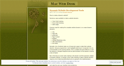 Desktop Screenshot of macwebdesk.wordpress.com