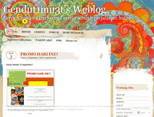 Tablet Screenshot of gendut1mu3t.wordpress.com