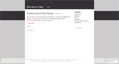 Desktop Screenshot of mikebrownblog.wordpress.com