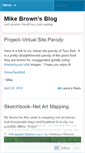 Mobile Screenshot of mikebrownblog.wordpress.com