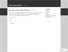 Tablet Screenshot of mikebrownblog.wordpress.com