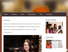 Tablet Screenshot of nicoledimtsios.wordpress.com