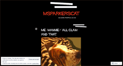 Desktop Screenshot of msparkerscat.wordpress.com