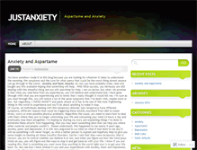 Tablet Screenshot of justanxiety.wordpress.com