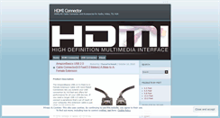 Desktop Screenshot of hdmiconnector.wordpress.com