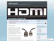 Tablet Screenshot of hdmiconnector.wordpress.com