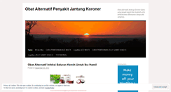 Desktop Screenshot of obatalternatifpenyakitjantungkoroner.wordpress.com