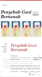 Mobile Screenshot of penyebabgusibernanah.wordpress.com