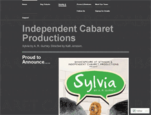 Tablet Screenshot of cabaretsf.wordpress.com