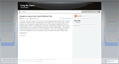 Desktop Screenshot of greg1348.wordpress.com