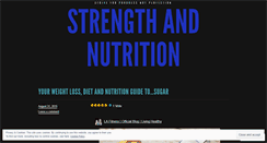 Desktop Screenshot of extremestrength.wordpress.com