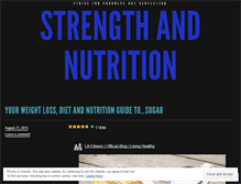 Tablet Screenshot of extremestrength.wordpress.com