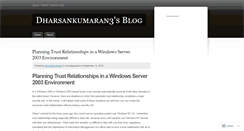 Desktop Screenshot of dharsankumaran3.wordpress.com