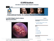 Tablet Screenshot of icare4autism.wordpress.com