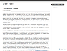 Tablet Screenshot of exoticfoodkolkata.wordpress.com