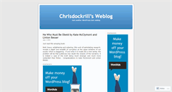 Desktop Screenshot of chrisdockrill.wordpress.com