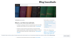 Desktop Screenshot of bloginacabado.wordpress.com