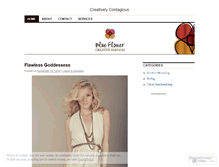 Tablet Screenshot of blueflowercreativeservices.wordpress.com