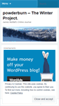 Mobile Screenshot of powderburn.wordpress.com