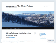 Tablet Screenshot of powderburn.wordpress.com