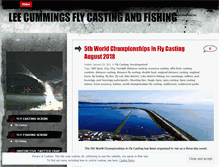 Tablet Screenshot of leecummingsflyfishing.wordpress.com