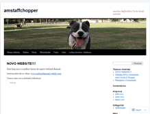 Tablet Screenshot of amstaffchopper.wordpress.com
