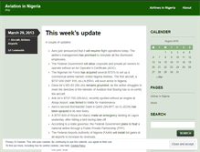 Tablet Screenshot of nigerianaviation.wordpress.com