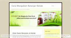 Desktop Screenshot of mengobatikelenjarketiakalami.wordpress.com