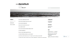 Desktop Screenshot of danielkuh.wordpress.com