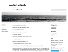 Tablet Screenshot of danielkuh.wordpress.com