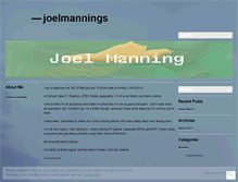 Tablet Screenshot of joelmannings.wordpress.com