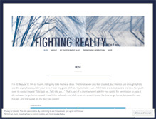 Tablet Screenshot of fightingreality.wordpress.com