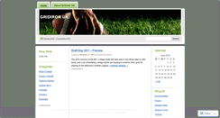 Desktop Screenshot of gridironuk.wordpress.com