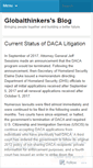 Mobile Screenshot of globalthinkers.wordpress.com