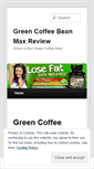Mobile Screenshot of greencoffeebeanmaxreviewed.wordpress.com