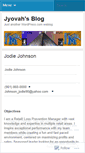 Mobile Screenshot of jyovah.wordpress.com