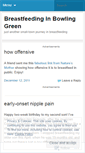 Mobile Screenshot of bgbreastfeeder.wordpress.com
