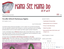 Tablet Screenshot of mamaseemamado.wordpress.com