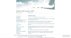 Desktop Screenshot of haiku09.wordpress.com
