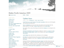 Tablet Screenshot of haiku09.wordpress.com