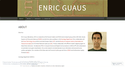 Desktop Screenshot of enricguaus.wordpress.com