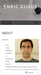 Mobile Screenshot of enricguaus.wordpress.com