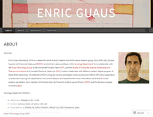 Tablet Screenshot of enricguaus.wordpress.com