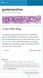 Mobile Screenshot of guntonarchive.wordpress.com