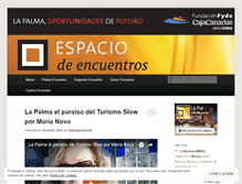 Tablet Screenshot of lapalmaoportunidadesdefuturo.wordpress.com