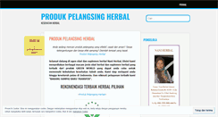 Desktop Screenshot of produkpelangsingherbalweb.wordpress.com