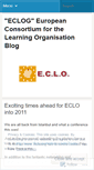 Mobile Screenshot of eclog.wordpress.com