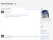 Tablet Screenshot of davidnortonjr.wordpress.com