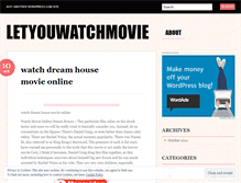 Tablet Screenshot of letyouwatchmovie.wordpress.com